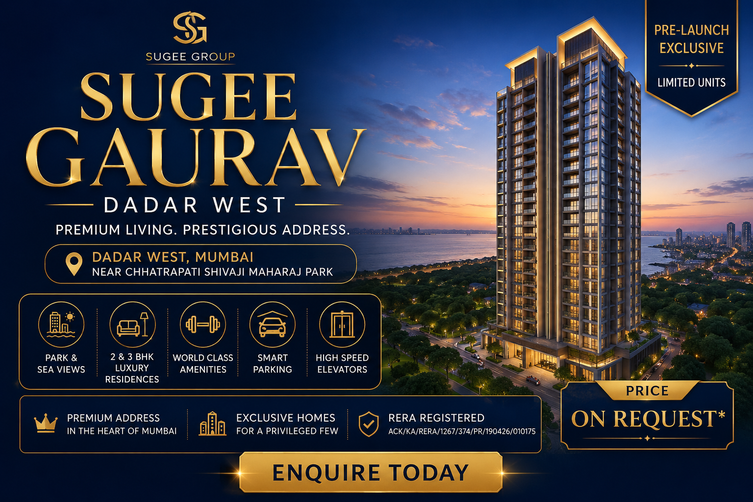 Sugee Gaurav Dadar West - Premium 2 & 3 BHK Residences