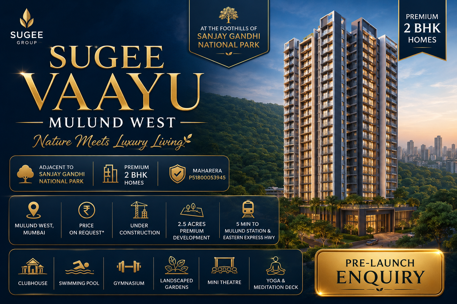 Sugee Vaayu Mulund West - Premium 2 BHK Apartments